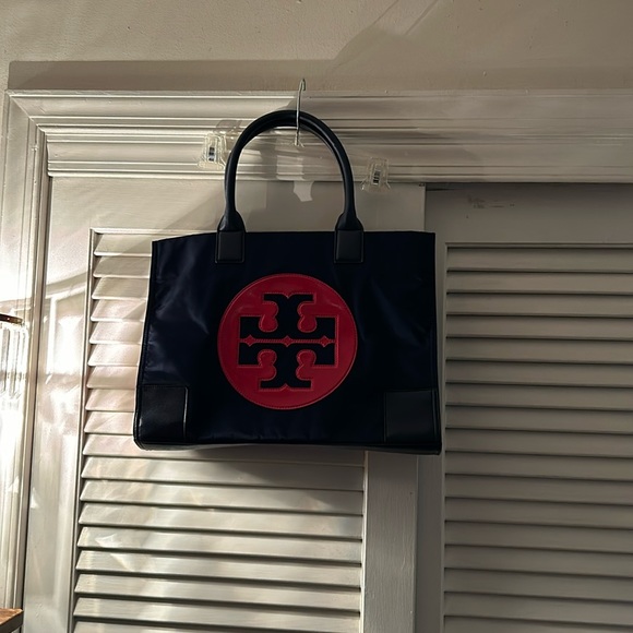 Tory Burch Handbags - Final Price  - Tory Burch Nylon Ella Color Block Tote